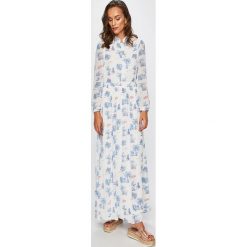 Glamorous - Sukienka. Białe sukienki damskie Glamorous, l, bez wzorów, z materiału, casualowe, bez kołnierzyka, bez ramiączek. W wyprzedaży za 259.90 zł.