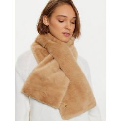 Szal Guess. Brązowe szaliki i chusty damskie Guess, z aplikacjami. Za 209.99 zł.