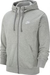 Nike Bluza Nike Sportswear Club Men's Full-Zip Hoodie BV2648 063 BV2648 063 szary S. Szare bluzy męskie Nike, m, bez wzorów, bez kaptura. Za 296.25 zł.
