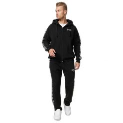 Bluza z kapturem i zamkiem błyskawicznym o klasycznym kroju Lonsdale Kempton. Białe bluzy męskie Lonsdale, m, bez wzorów, z kapturem. Za 290.00 zł.