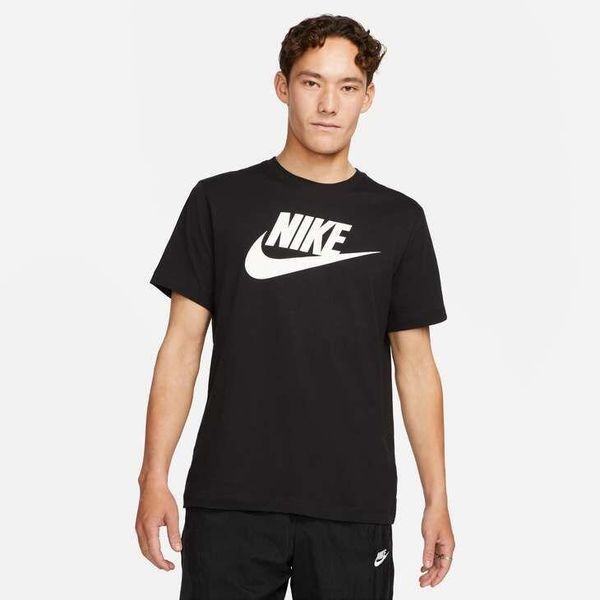 Koszulka sportowa męska Nike Icon Futura. Czarne koszulki sportowe męskie Nike, m, bez wzorów, bez kołnierzyka, bez ramiączek, na jogę i pilates. Za 179.99 zł.
