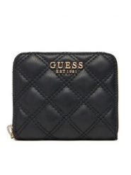 Guess Portfel Giully II Slg SWQG96 73137 Czarny. Czarne portfele damskie Guess, z aplikacjami, ze skóry. Za 159.99 zł.