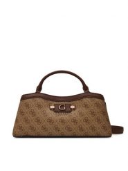 Guess Torebka Lindsey HWSG97 49050 Brązowy jasny. Brązowe torebki do ręki damskie Guess, z aplikacjami, ze skóry, bez dodatków. Za 584.99 zł.