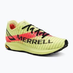 Buty do biegania męskie Merrell MTL fire 2 Matryx mantis. Żółte buty sportowe męskie Merrell, bez zapięcia, do biegania. Za 419.99 zł.