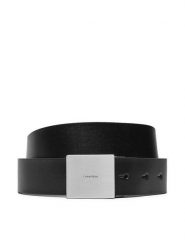 Calvin Klein Pasek Męski Adj Casual Plaque 35mm K50K512660 Czarny. Czarne paski damskie Calvin Klein, bez wzorów, ze skóry, casualowe. Za 149.99 zł.