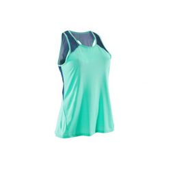 Koszulka fitness kardio 500. Zielone koszulki sportowe damskie DOMYOS. Za 39.99 zł.