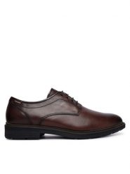 Pikolinos Półbuty Pamplona M3A-4344 Brązowy. Brązowe eleganckie półbuty Pikolinos, ze skóry, wizytowe, bez zapięcia. Za 759.99 zł.