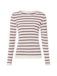 Brookshire Sweter z dzianiny Kobiety Bawełna biały|różowy|wielokolorowy, L. Białe swetry damskie brookshire, l, bez wzorów, z bawełny, bez kołnierzyka, bez ramiączek, bez kaptura. Za 89.95 zł.