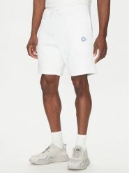 HUGO Szorty sportowe Nylsho 50534288 Biały Regular Fit. Białe krótkie spodenki sportowe męskie Hugo, m, bez wzorów, z bawełny. Za 289.99 zł.