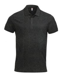 Clique Classic Lincoln S/S koszulka polo męska anthracite melange, nowoczesny. Szare koszulki polo męskie CLIQUE, m, bez wzorów, z bawełny, klasyczne, bez ramiączek. Za 122.07 zł.