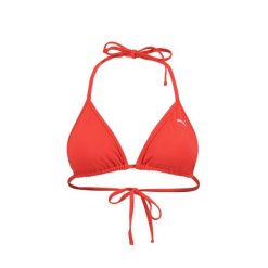Damska góra od bikini Puma w kształcie trójkąta w kolorze czerwonym. Czerwone bikini damskie Puma, m, bez wzorów. Za 129.99 zł.