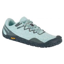 Damskie Buty Do Biegania Vapor Glove 6. Niebieskie obuwie sportowe damskie Merrell, bez wzorów, do biegania. Za 596.99 zł.