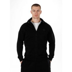 Bluza męska Pitbull rozpinana z kapturem Beachfront. Czarne bluzy męskie PITBULL, m, bez wzorów, z kapturem, na fitness i siłownię. Za 229.99 zł.