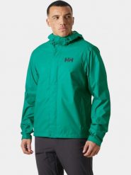 Płaszcz Przeciwdeszczowy Męski Helly Hansen Loke 2.0. Zielone płaszcze męskie Helly Hansen, m, bez wzorów, z poliamidu, bez kaptura. Za 559.00 zł.