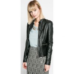 Trussardi Jeans - Kurtka skórzana. Kurtki damskie TRUSSARDI JEANS, z jeansu. W wyprzedaży za 1,199.00 zł.