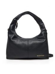 Valentino Torebka Stem Re VBS8P107 Czarny. Czarne torebki do ręki damskie Valentino, bez wzorów, ze skóry, bez dodatków. Za 419.99 zł.