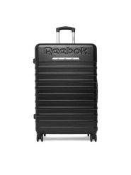 Reebok Walizka duża CWBEO-RBK-MS-001-L Czarny. Czarne walizki męskie Reebok, bez wzorów, z tworzywa sztucznego, duże. Za 349.99 zł.