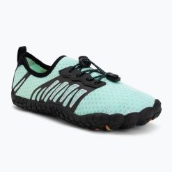 Buty do wody damskie AQUASTIC WS120. Zielone obuwie sportowe damskie AQUASTIC, bez wzorów, do pływania. Za 99.99 zł.