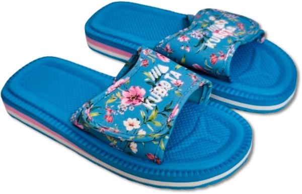 Piankowe klapki Kubota - Rzep Rozmiar 37 - Kwiaty. Klapki damskie Kubota, bez wzorów, sportowe, bez obcasa. Za 49.99 zł.