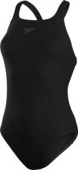 Damski jednoczęściowy kostium kąpielowy Speedo Eco+ Medalist. Czarne kostiumy jednoczęściowe damskie Speedo, l, bez wzorów, z materiału, klasyczne, moda ciążowa, na fitness i siłownię. Za 179.99 zł.