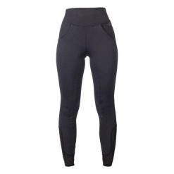 Damskie legginsy jeździeckie z pełną przyczepnością HKM Tammy. Niebieskie legginsy damskie HKM, bez wzorów, z materiału. Za 254.00 zł.