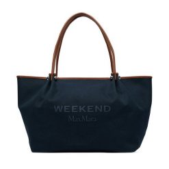 Torebka Weekend Max Mara. Niebieskie torebki do ręki damskie Weekend Max Mara, bez wzorów, bez dodatków. Za 1,479.00 zł.