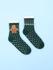 Skarpetki - zielony. Zielone skarpety damskie Sinsay, bez wzorów. Za 19.99 zł.