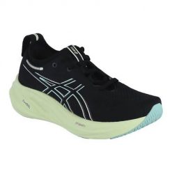 Buty do biegania damskie Asics Gel Nimbus 26. Czarne obuwie sportowe damskie Asics, bez wzorów, z materiału, do biegania. Za 1,053.00 zł.