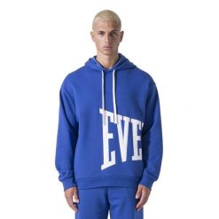 Bluza męska Everlast Exclusive Hoodie Logo. Niebieskie bluzy męskie Everlast, m, bez wzorów, z bawełny, z kapturem, na fitness i siłownię. Za 139.99 zł.