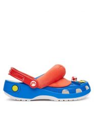 Crocs Klapki Mario Classic Clog 212134 Niebieski. Niebieskie klapki męskie Crocs, z tworzywa sztucznego. Za 299.99 zł.