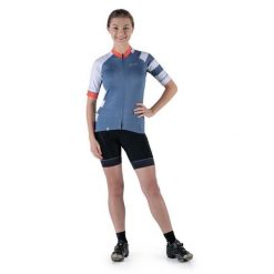 Damska koszulka kolarska Kilpi WILD-W. Niebieskie koszulki sportowe damskie Kilpi, xs, bez wzorów, bez kołnierzyka, bez ramiączek, rowerowe. Za 179.35 zł.