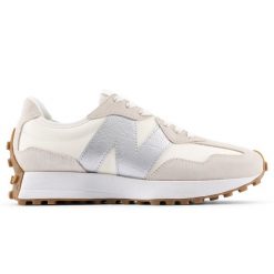 Buty damskie New Balance W327240 – beżowe. Brązowe obuwie sportowe damskie New Balance, bez wzorów, z dresówki. Za 579.99 zł.