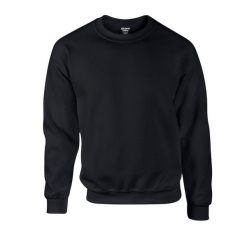 Bluza Rozpinana Dla Dorosłych Unisex DryBlend Crew Neck. Czarne bluzy męskie Gildan, m, bez wzorów, bez kaptura. Za 82.99 zł.