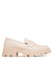 DeeZee Loafersy S-D2 Różowy. Czerwone mokasyny damskie DeeZee, z materiału. Za 169.99 zł.