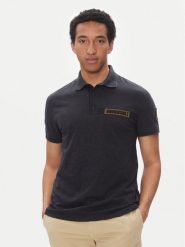 Aeronautica Militare Polo 251PO1865J680 Granatowy Regular Fit. Niebieskie koszulki polo męskie Aeronautica Militare, l, bez wzorów, z bawełny, bez ramiączek. Za 319.99 zł.