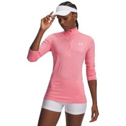 Under Armour Tech Twist koszulka sportowa damska - S/36. Białe koszulki sportowe damskie Under Armour, l, bez wzorów, z poliesteru, bez kołnierzyka, bez ramiączek, na fitness i siłownię. Za 333.99 zł.