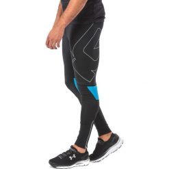 IQ Legginsy męskie Serno Black/diva Blue r. M. Spodnie sportowe męskie IQ. Za 85.78 zł.