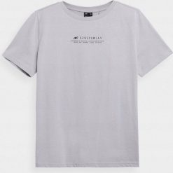 4f Koszulka damska 4F chłodny jasny szary H4Z22 TSD019 27S S. Szare t-shirty damskie 4f, s, bez wzorów, bez kołnierzyka. Za 48.11 zł.