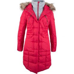 Płaszcz pikowany w optyce 2 w 1 bonprix czerwony. Czerwone płaszcze damskie bonprix. Za 269.99 zł.