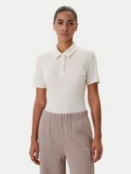 Guess Body V6RP00 KD772 Biały Slim Fit. Białe koszule damskie Guess, l, z aplikacjami, z lyocellu, bez kołnierzyka, bez ramiączek. Za 299.99 zł.