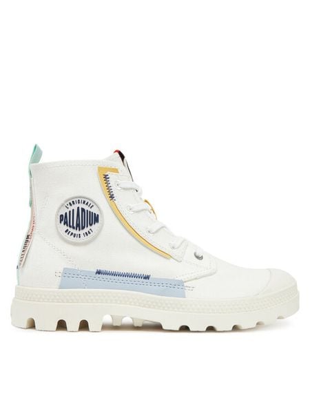 Palladium Trapery Pampa Underlayer 99183-116-M Biały. Białe śniegowce i trapery damskie Palladium, z materiału. Za 287.99 zł.