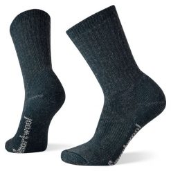 Skarpety Trekkingowe Damskie Smartwool Hike Classic Full Cushion Solid Crew. Niebieskie skarpety damskie Smartwool, bez wzorów, z wełny. Za 93.99 zł.
