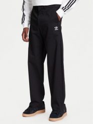 Adidas Spodnie materiałowe Trefoil Essentials JD2442 Czarny Regular Fit. Czarne spodnie materiałowe męskie Adidas, m, bez wzorów, z bawełny. Za 189.99 zł.