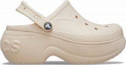 Crocs Crocs Bella Clog 210062-11S Beżowe 41/42. Brązowe klapki damskie Crocs, bez wzorów, sportowe, bez obcasa. Za 246.46 zł.
