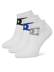 DC Shoes Skarpety krótkie AS_DC_04S_SS25 (3-PACK) Biały. Białe skarpety damskie DC Shoes, bez wzorów, z bawełny. Za 29.99 zł.