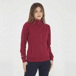 Męska Bluza Biegowa z Kapturem i Zamkiem Ciemnoróżowa. Czerwone bluzy męskie Legea, m, bez wzorów, z bawełny, bez kaptura. Za 96.00 zł.