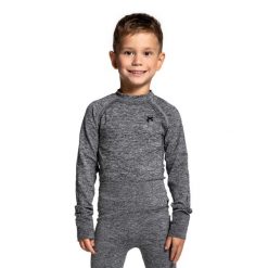 Koszulka termoaktywna dziecięca narciarska z długim rękawem Lemon Explore ZL4. Szare buty zimowe chłopięce LEMON explore, bez wzorów, z elastanu, bez zapięcia. Za 69.90 zł.