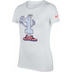 Nike T-Shirt Damski G Nsw Tee Number One, White Royal Tint M. T-shirty i topy dla dziewczynek marki Nike. W wyprzedaży za 58.00 zł.