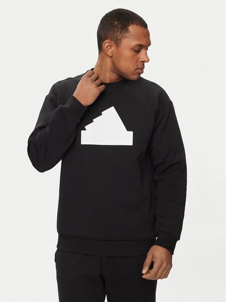 Adidas Bluza Future Icons IN3319 Czarny Relaxed Fit. Czarne bluzy męskie Adidas, m, bez wzorów, z bawełny, bez kaptura. Za 189.99 zł.
