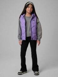 4F Legginsy dzianinowe dziewczęce - czarne 164 (13-14 lat). Czarne legginsy dla dziewczynek 4f, bez wzorów, z bawełny. Za 79.99 zł.